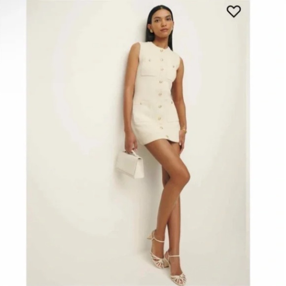 Reformation Catalina Crochet Mini Dress XS NWT - Picture 1 of 12